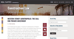 Desktop Screenshot of klconstructionlawblog.com